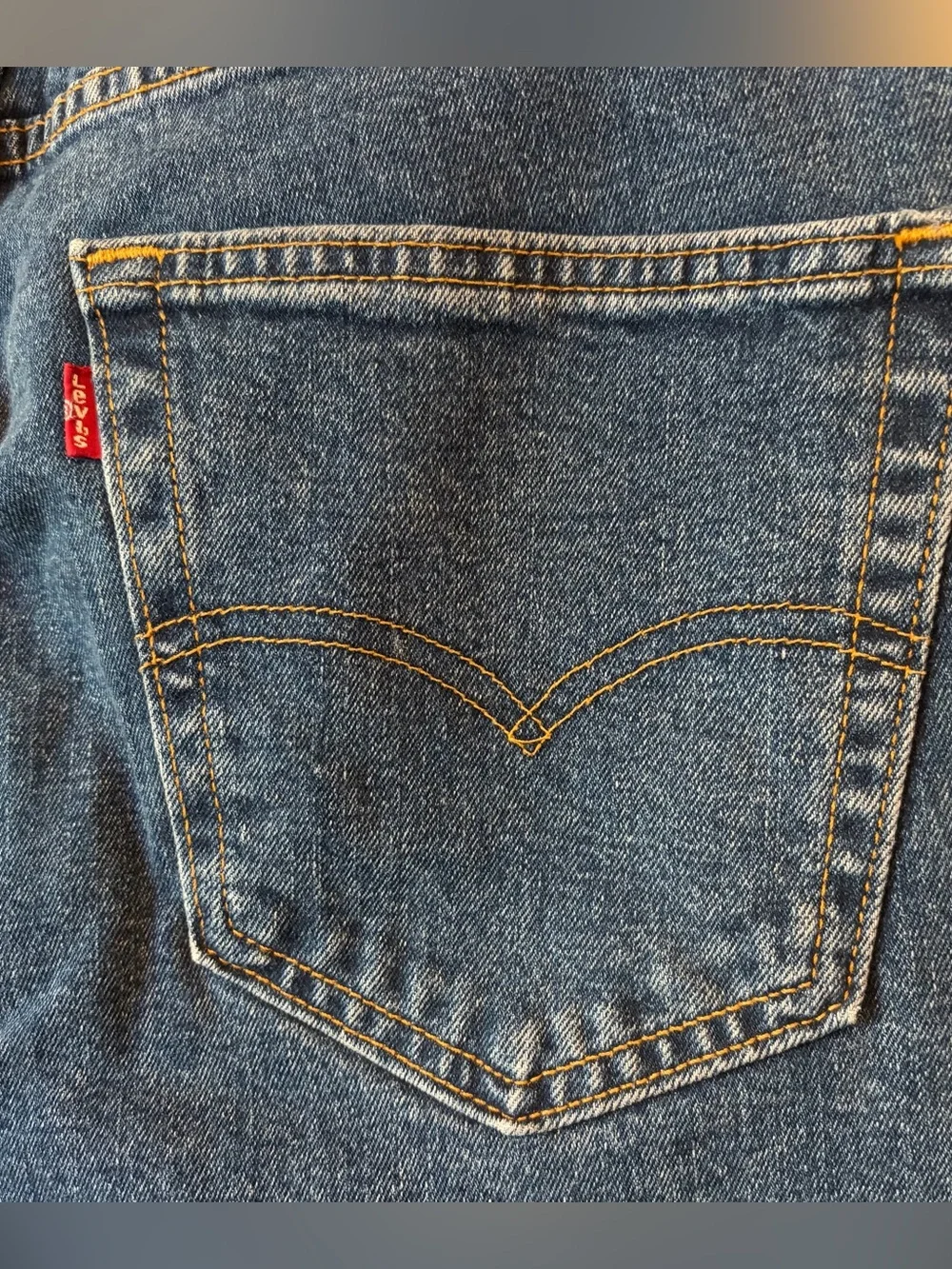 Levi's Men's Dark Blue Straight-Leg Jeans